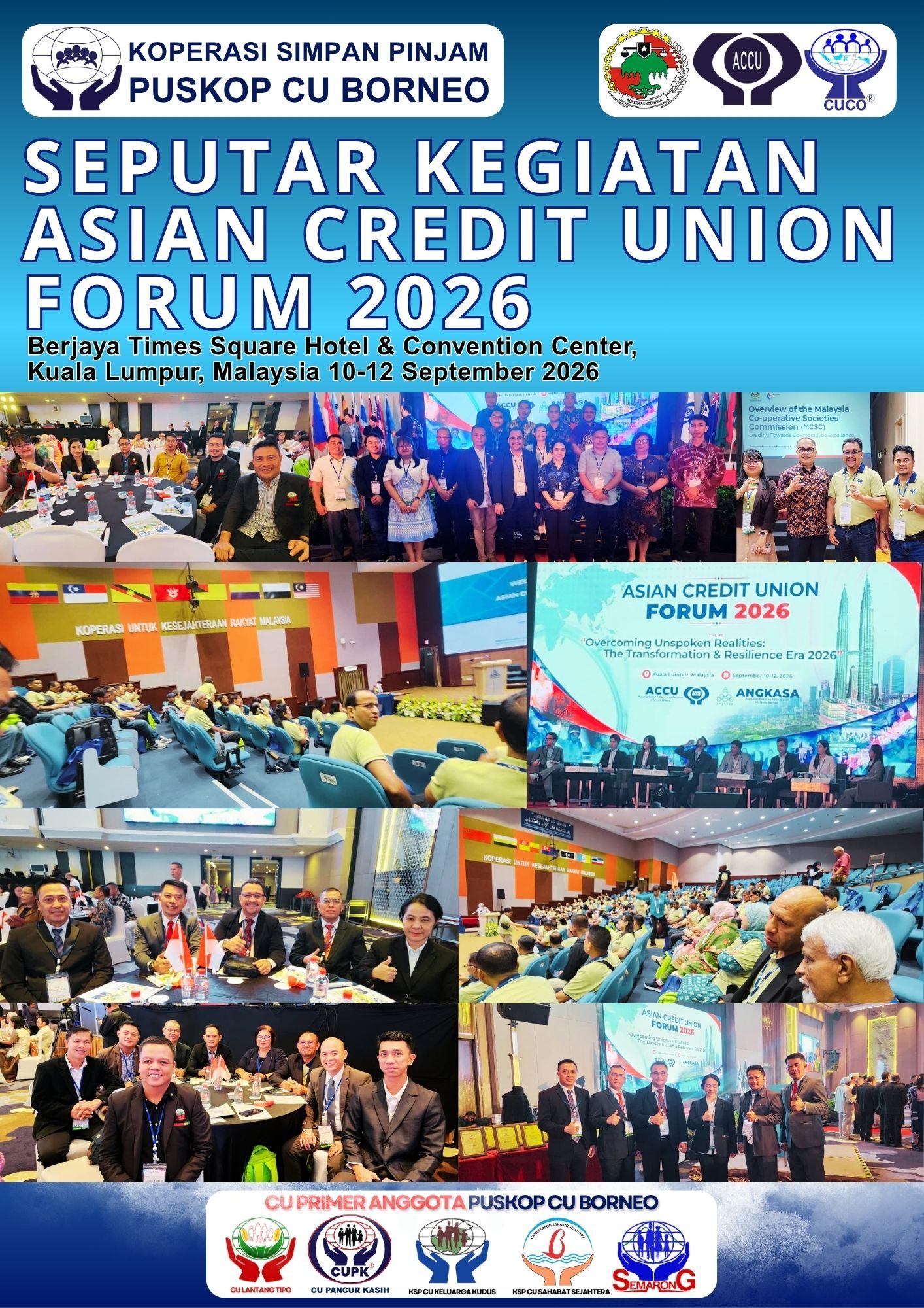 Bukan Sekadar Mengejar Aset: Asian Credit Union Forum 2026 Tegaskan "Pentingnya Memulihkan DNA Koperasi se-Asia"